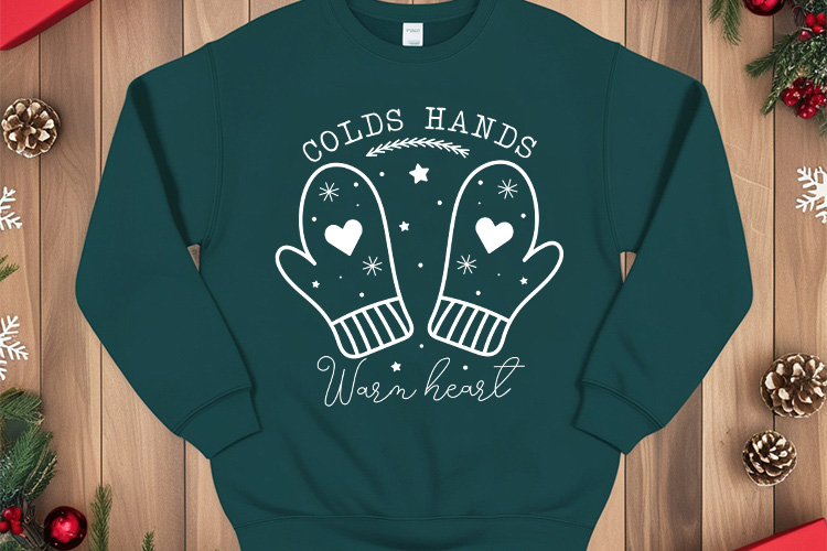 Cold Hands Warm Heart - Cozy Winter SVG Hoodie Mockup Image.jpg