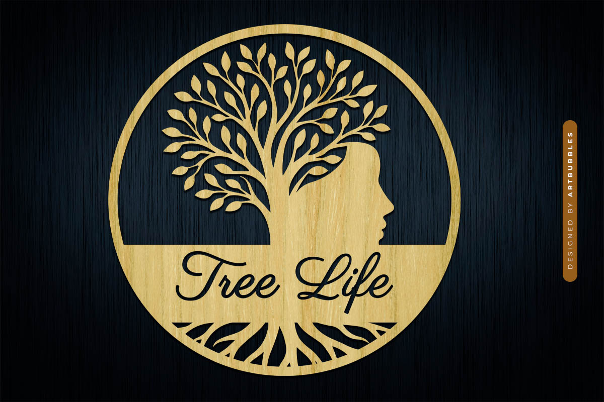 Laser Cut Woman Face Tree of Life SVG Image 2.jpg
