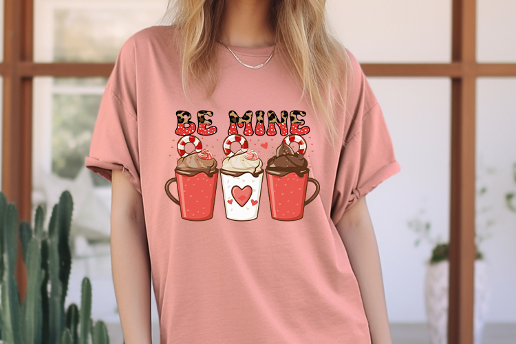 Be Mine - Coffee Valentine's Day Sublimation preview 03.jpg