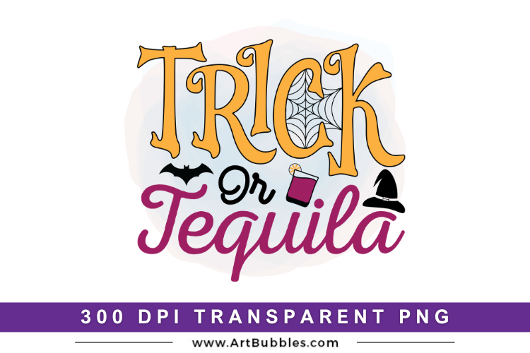 Halloween Sublimation Design - Trick or Tequila