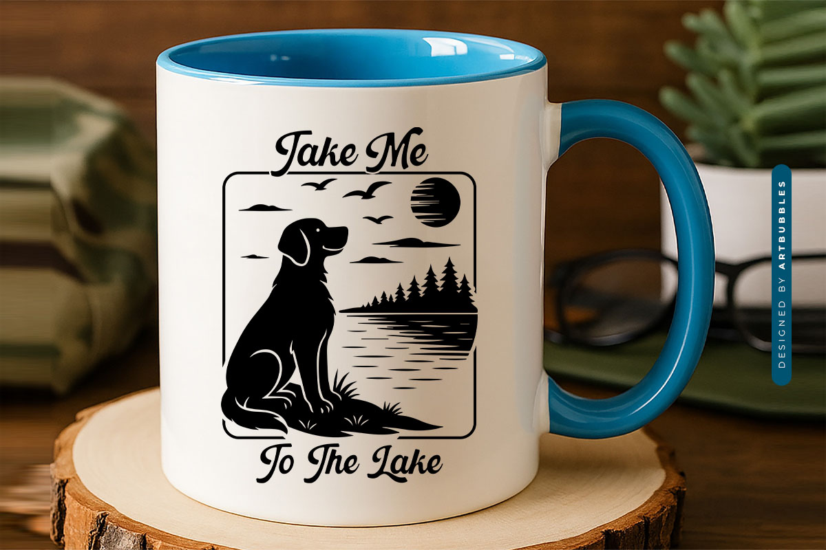 Take Me to the Lake SVG PNG Mug Mockup Image.jpg