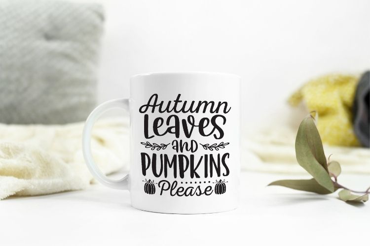 Autumn Leaves & Pumpkins Please - Fall SVG Mug Mockup Image.jpg