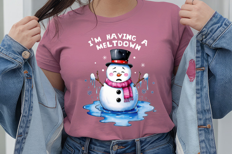 I'm Having A Meltdown - Cozy Winter Sublimation Shirt Mockup Image.jpg