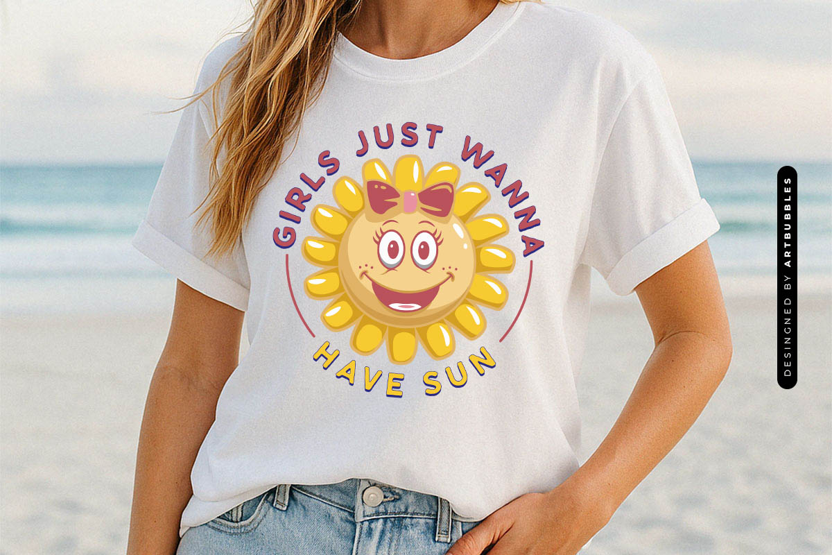 Girls Just Wanna Have Sun - Summer Sublimation Shirt Mockup Image.jpg