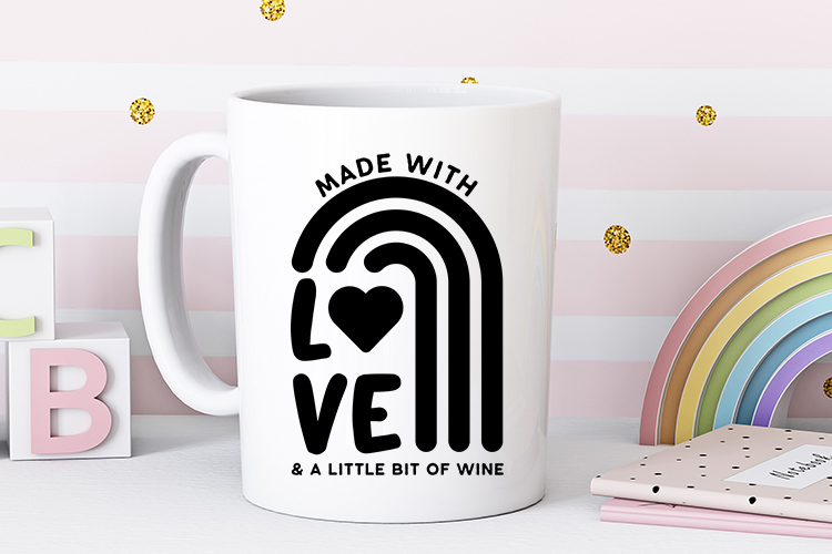 Made with Love & A Little Bit of Wine - Baby SVG Mug Mockup Image.jpg