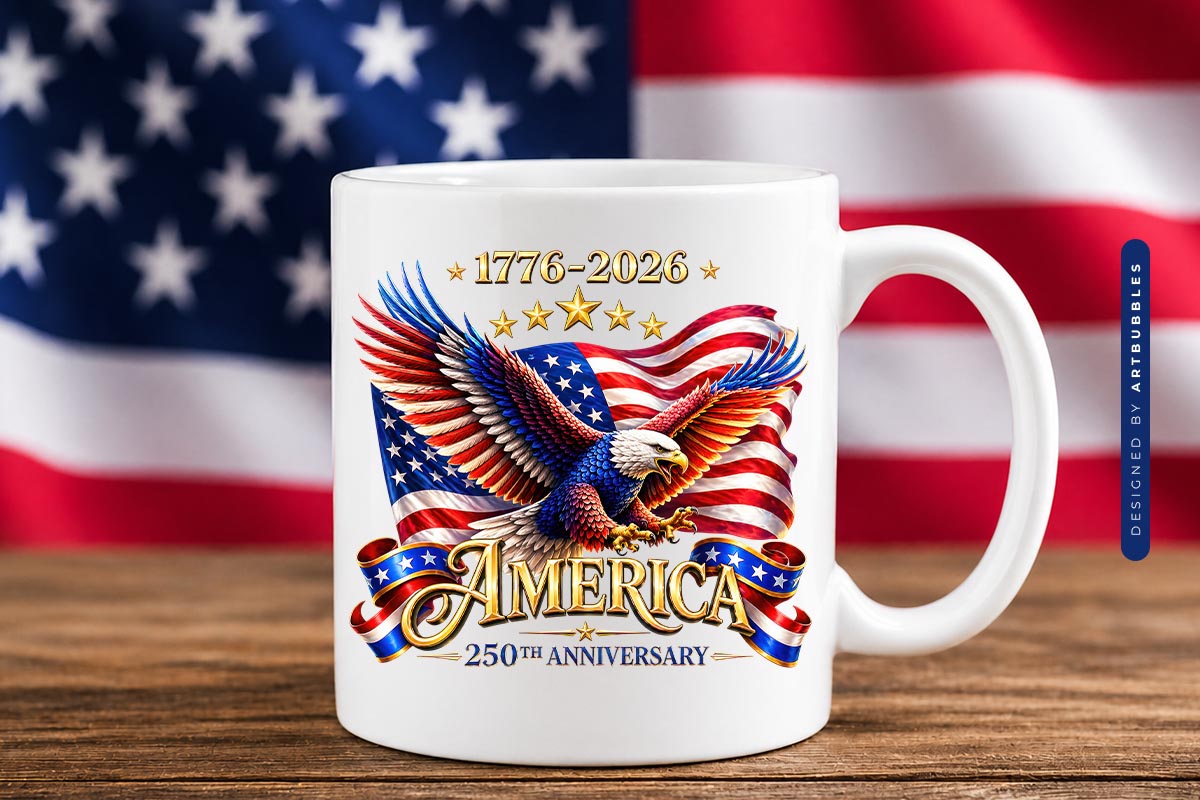 America 250th Anniversary Sublimation PNG Mug Mockup image.jpg
