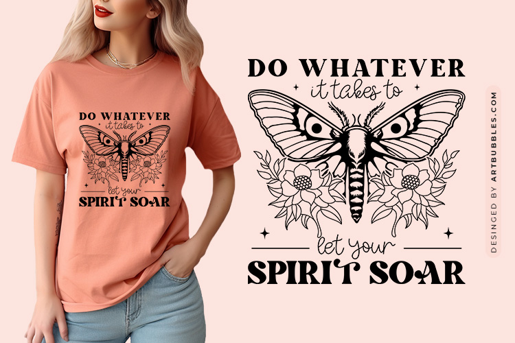 Do Whatever It Takes To - Butterfly SVG Vector