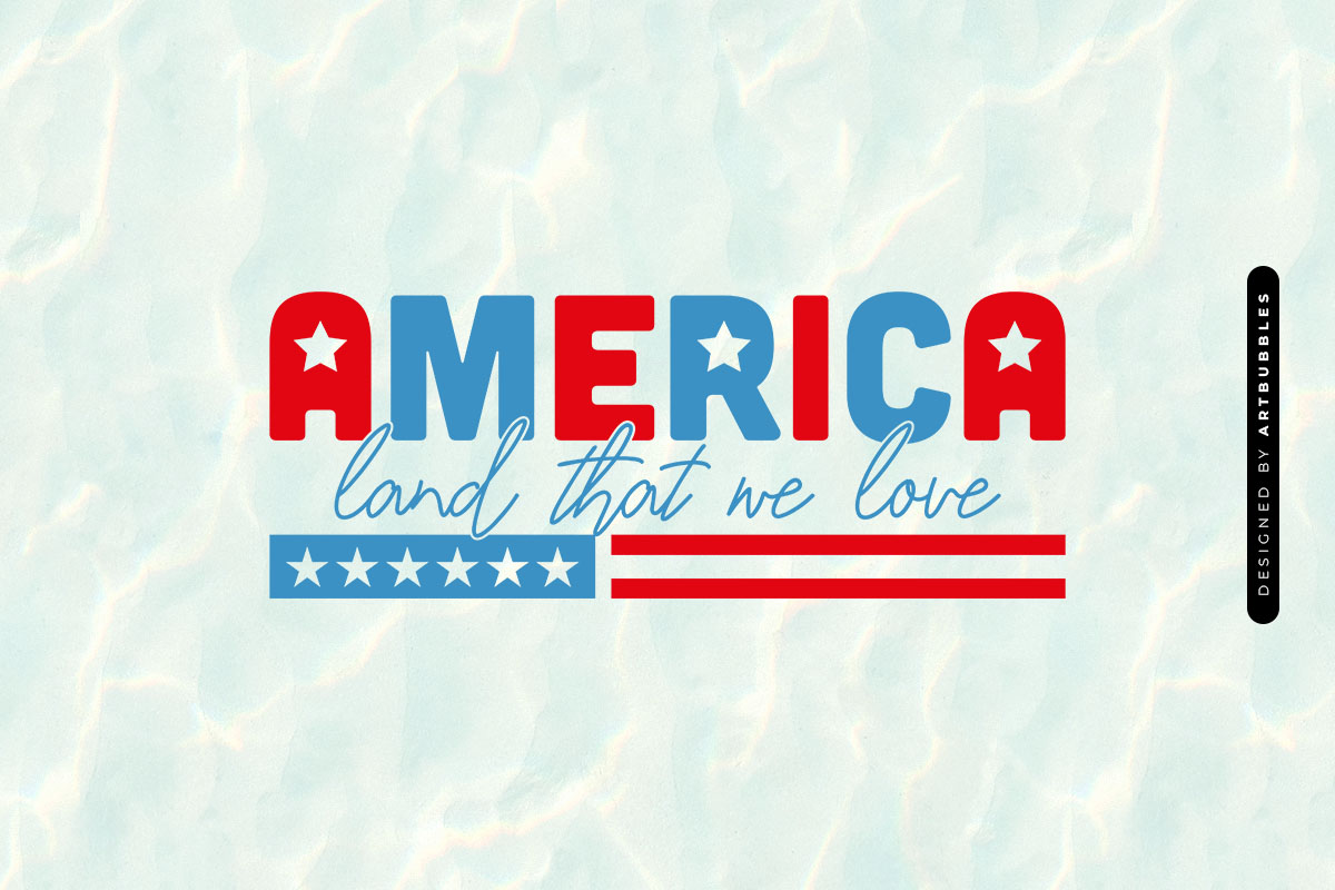 America Land That We Love - 4th of July SVG Image.jpg