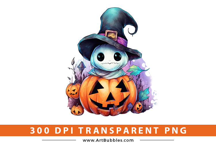Cute Halloween PNG Sublimation Clipart