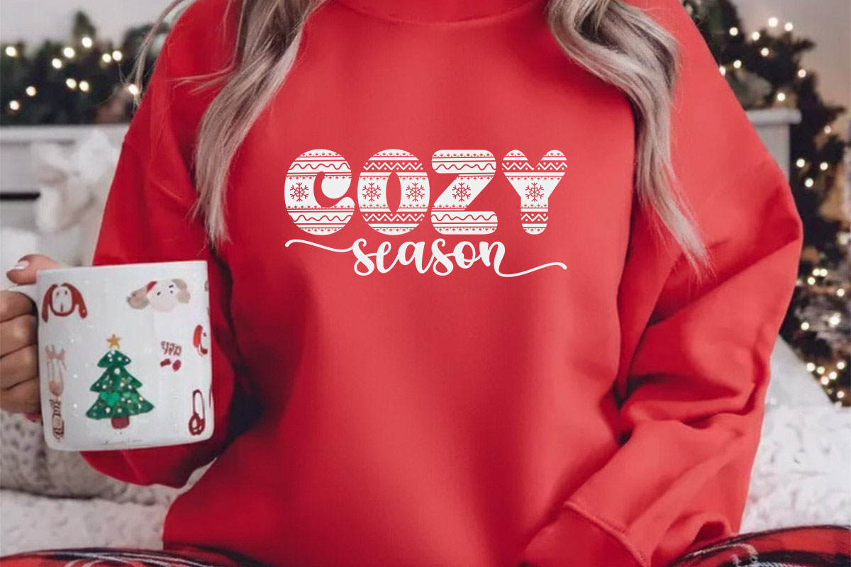 Cozy Season - Winter SVG Vector Creckneck Shirt Mockup Image.jpg