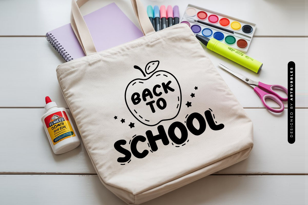 Hand Lettered Back To School SVG Tote Mockup Image.jpg
