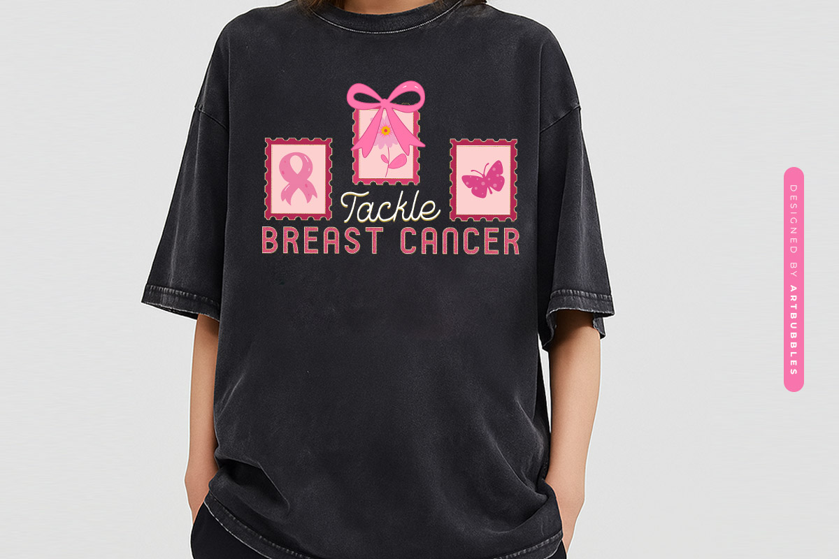 Coquette Stamp Tackle Breast Cancer Sublimation Shirt Mockup Image.jpg