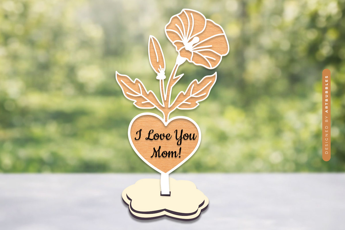 Mother's Day Stand Flower SVG Bundle Image 3.jpg
