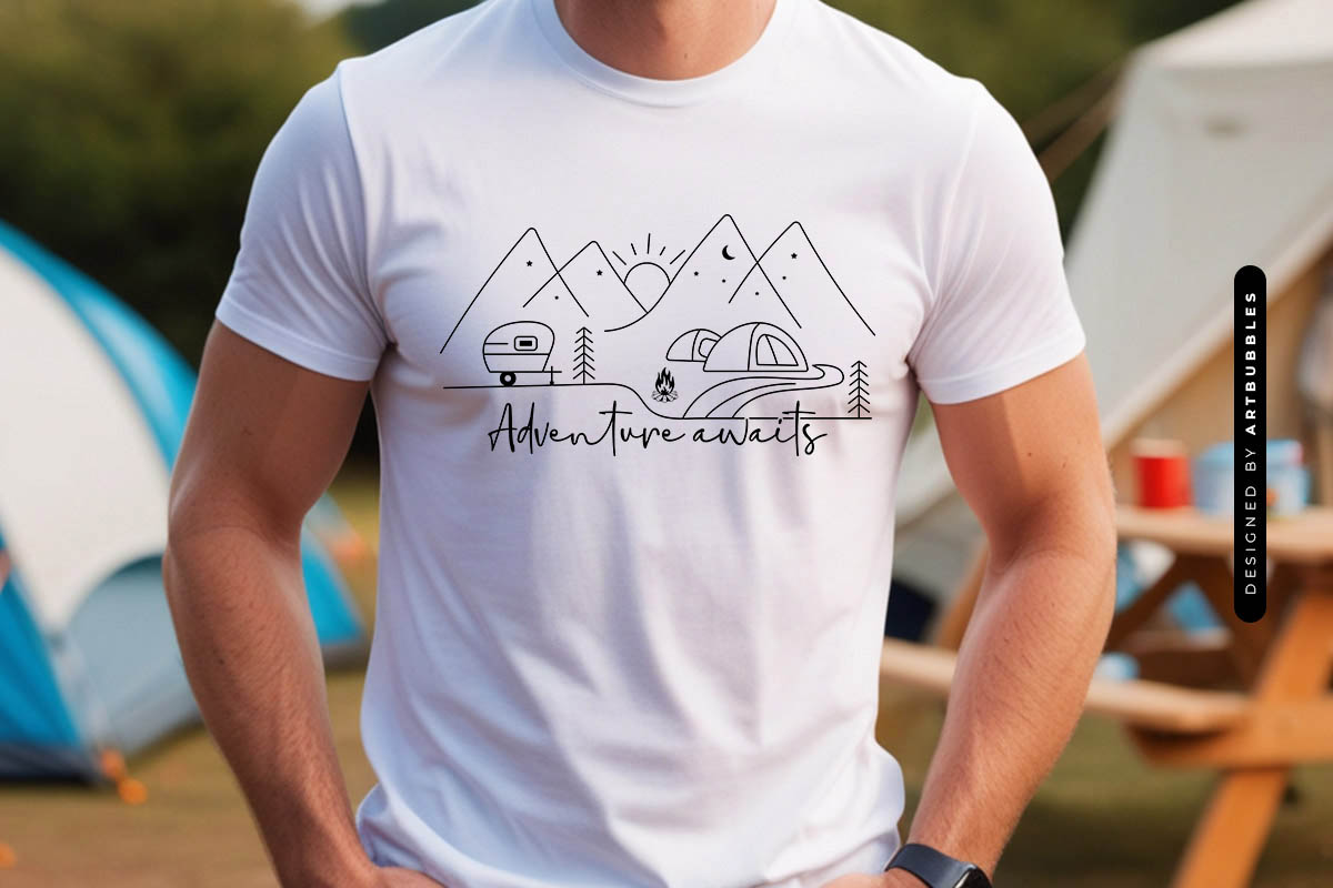 Adventure Awaits - Camping SVG for Cricut