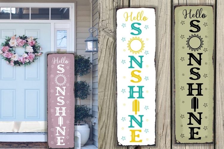 Hello Sunshine - Summer Porch Sign SVG Image 2.jpg