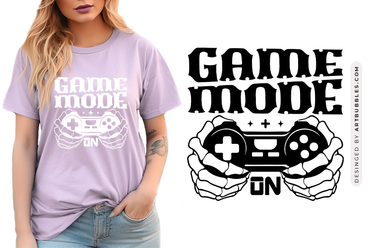 Game Mode On - Gaming Vector SVG Image.jpg