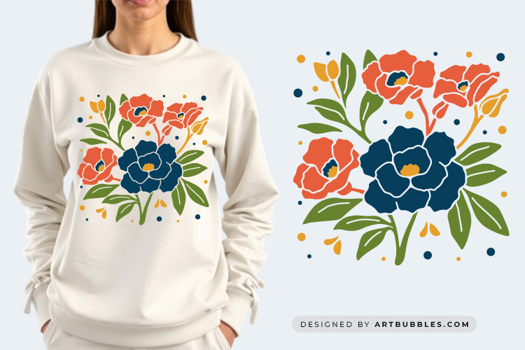 Poppy Abstract Flower SVG Cut File image.jpg