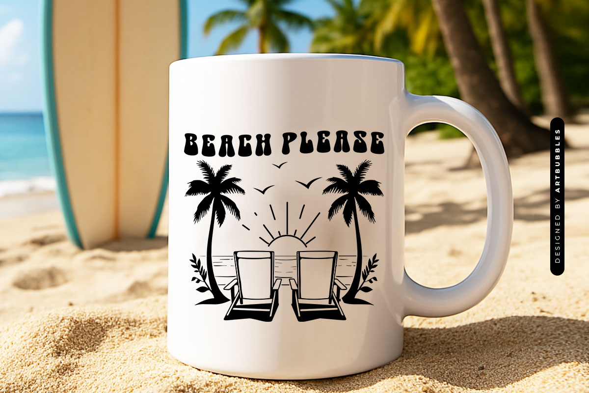 Beach Please - Summer SVG File Mug Mockup Image.jpg
