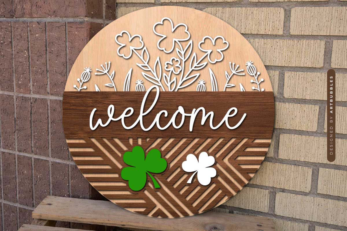 St Patrick's Day Door Hanger SVG image 2.jpg