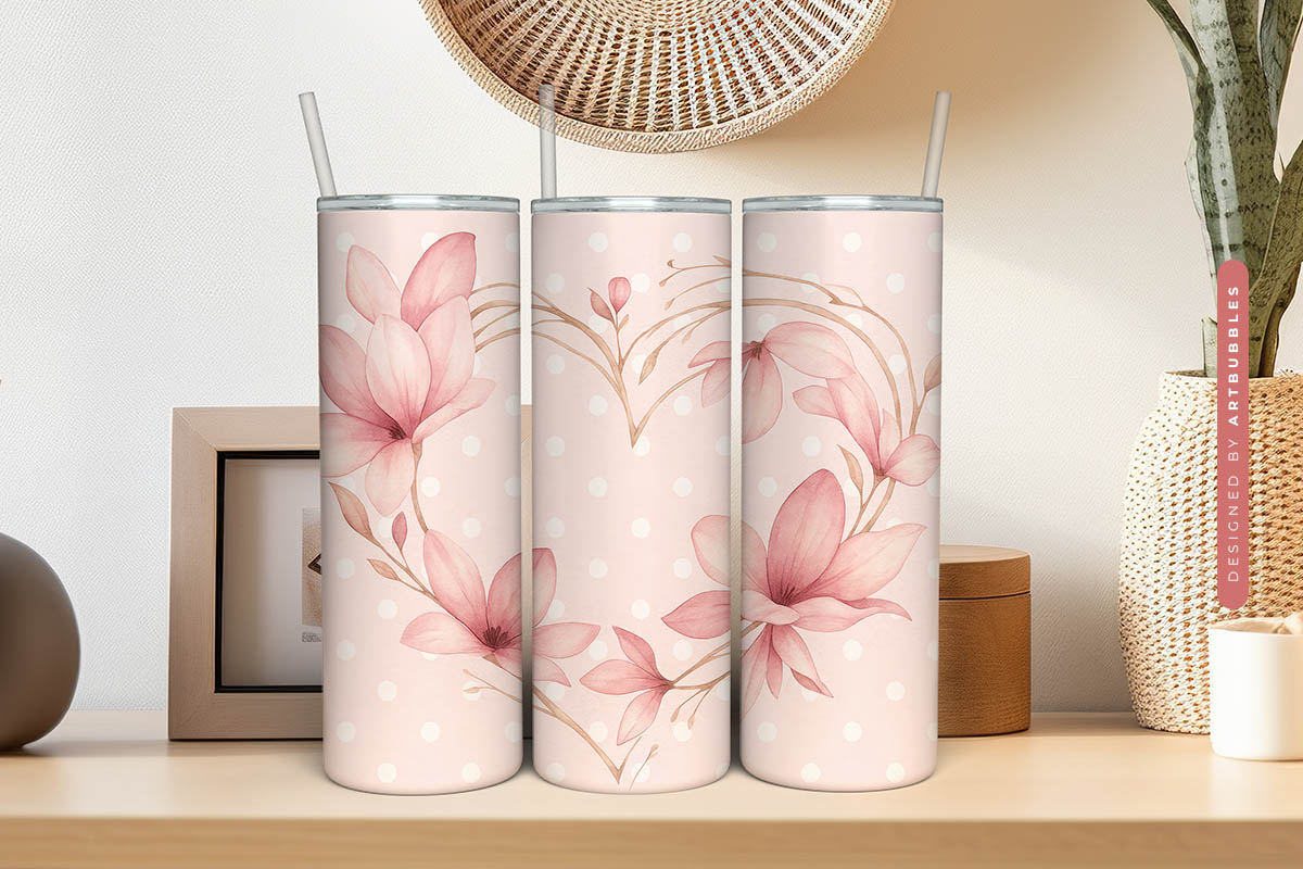 Soft Blush Floral Tumbler Wrap Sublimation Image 2.jpg