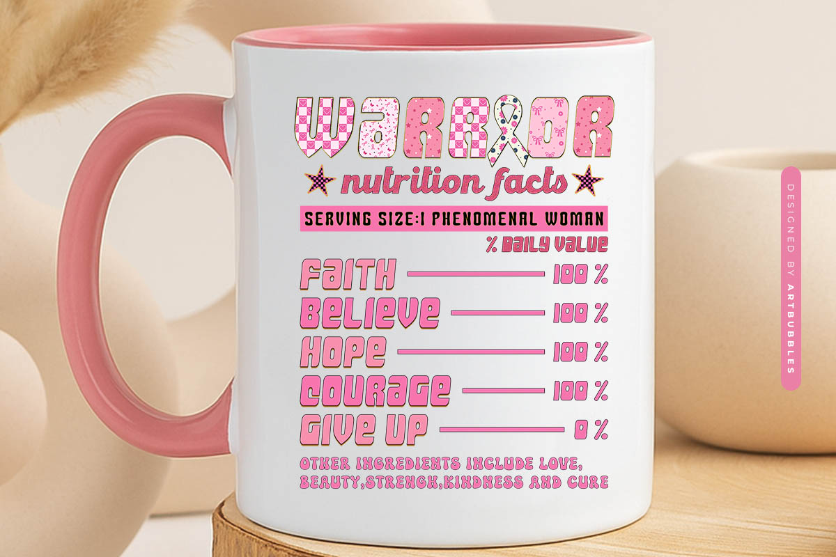 Warrior Nutrition Facts - Breast Cancer Sublimation Mug Mockup Image.jpg