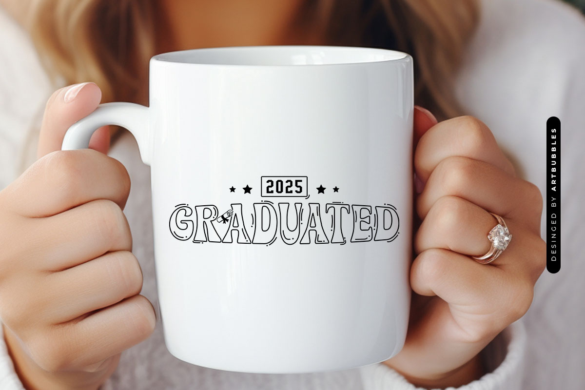 2025 Graduate - Graduation SVG Cutting File Mug Mockup Image.jpg