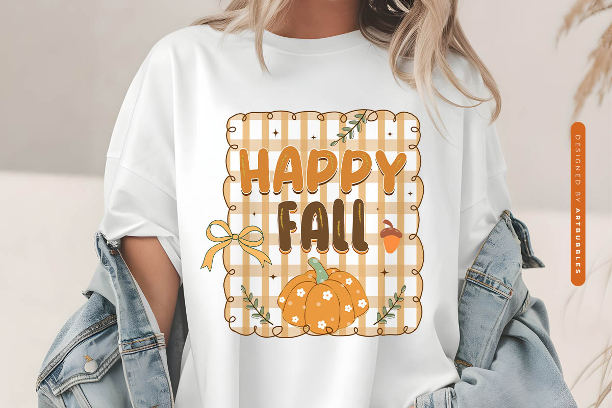 Preppy Happy Fall Sublimation Print Tshirt Mockup Image.jpg