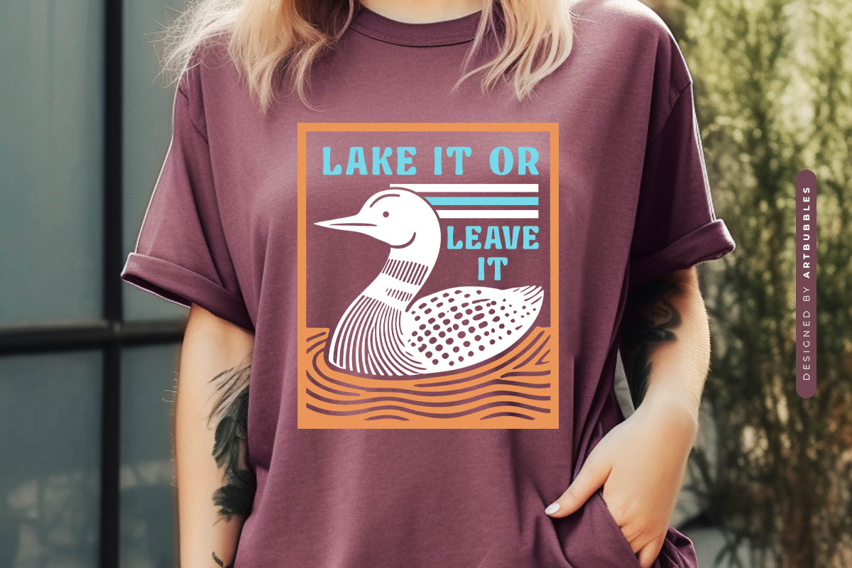 Lake It or Leave It Vector SVG