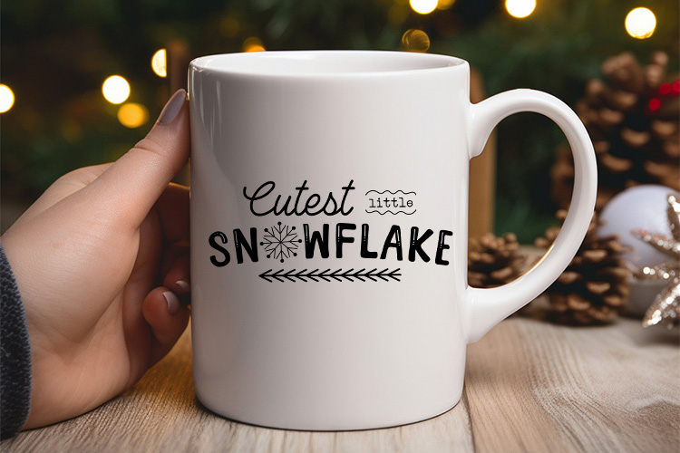 Cutest Little Snowflake - Winter Craft SVG Mug Mockp Image.jpg