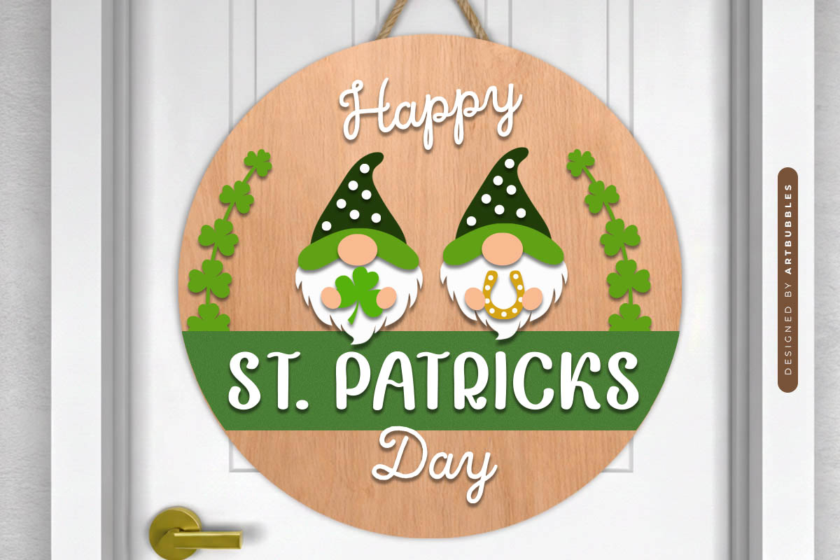 St Patrick's Day Door Hanger SVG Bundle Image 4.jpg
