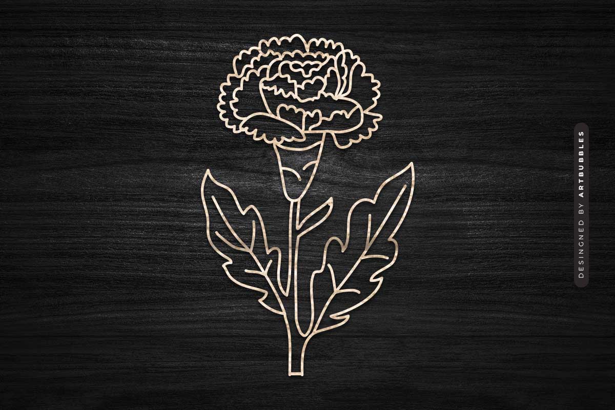 Laser Cut Daffodil Flower SVG for Glowforge Image 3.jpg