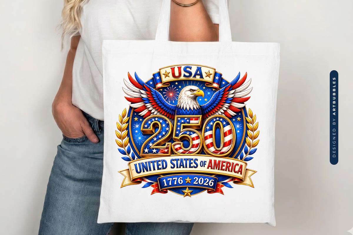 250th USA Eagle PNG Sublimation Print Tote Mockup Image.jpg