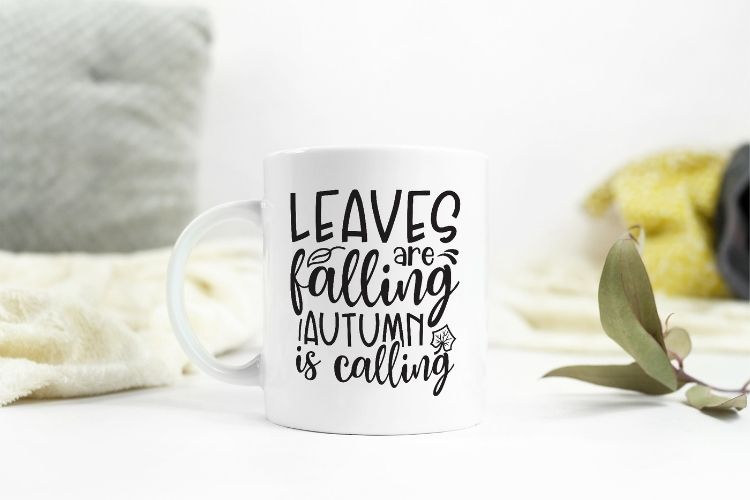 Leaves are Falling Autumn is Calling SVG File Mug Mockup Image.jpg