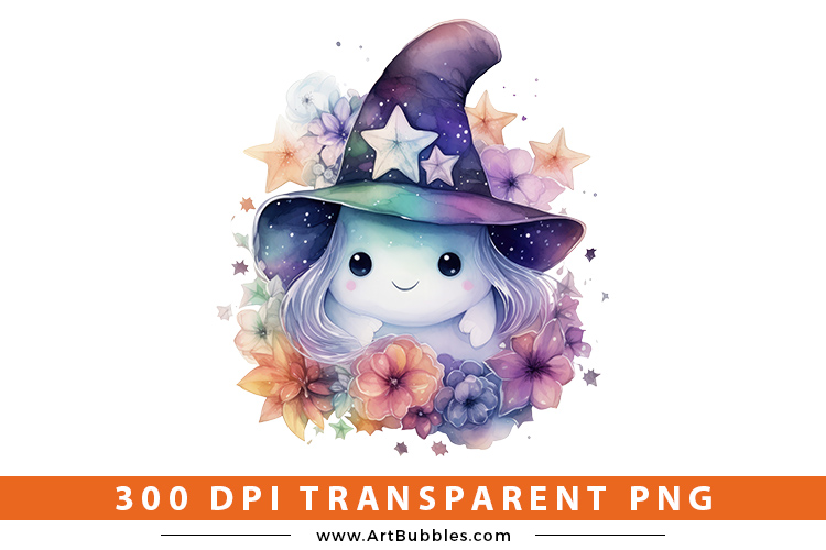 Cute Ghost Halloween clipart 7 Preview   01.jpg