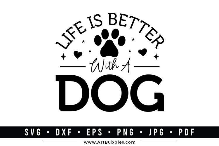 Dog SVG | Free Cut Files for Cricut and Silhouette