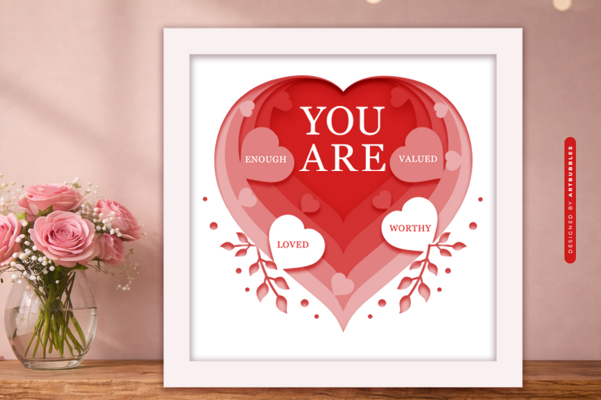 Valentine's Day 3D Heart Shadow Box SVG Image.jpg