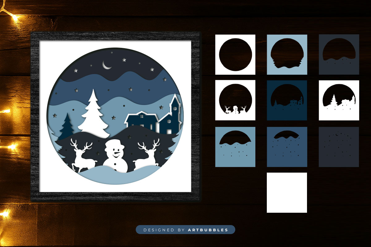 Paper Cut Christmas Layered Shadow Box SVG Image 2.jpg