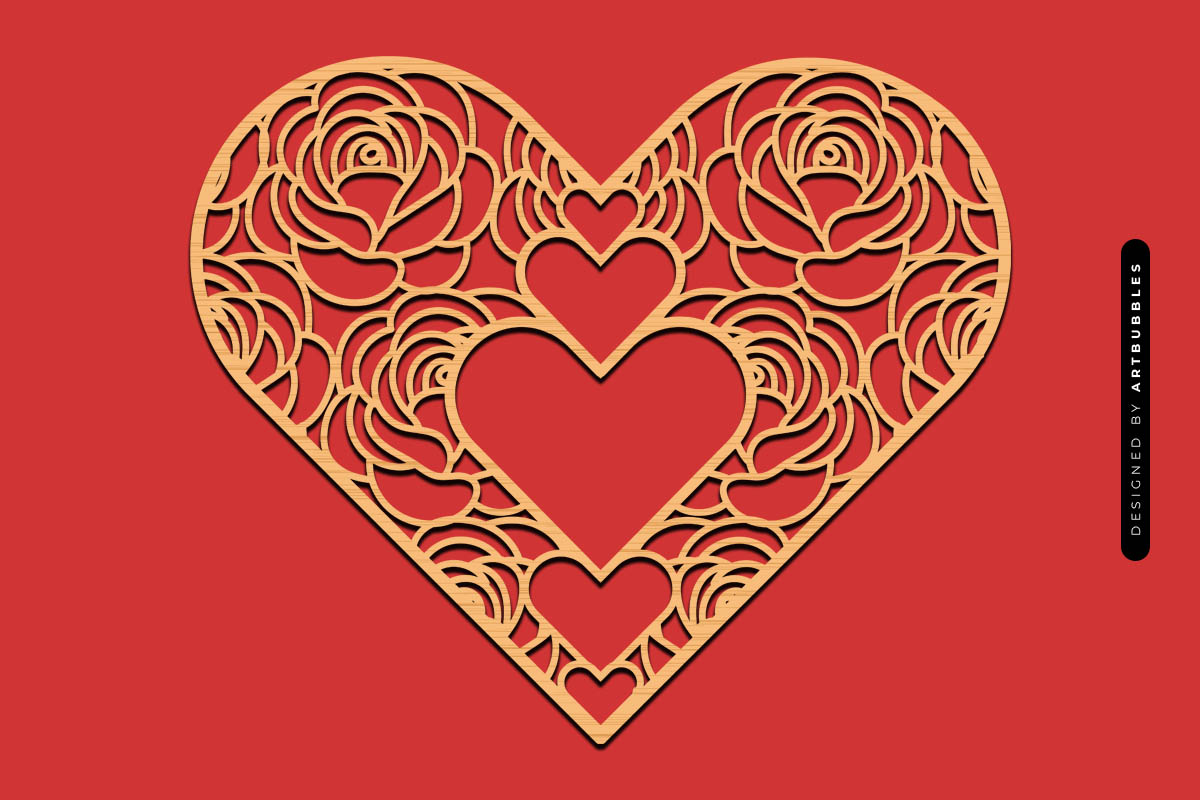 Laser Cutting Valentine Heart SVG Bundle Image 3.jpg