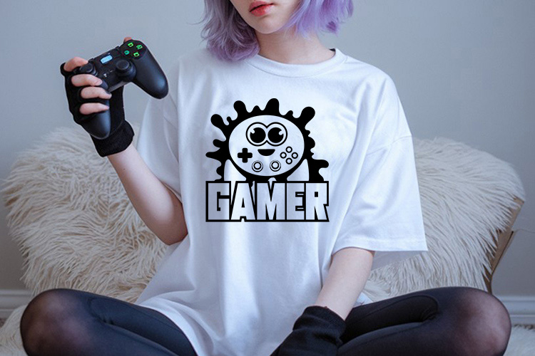 Gamer SVG, PNG, EPS, DXF File Tee Mockup Image.jpg
