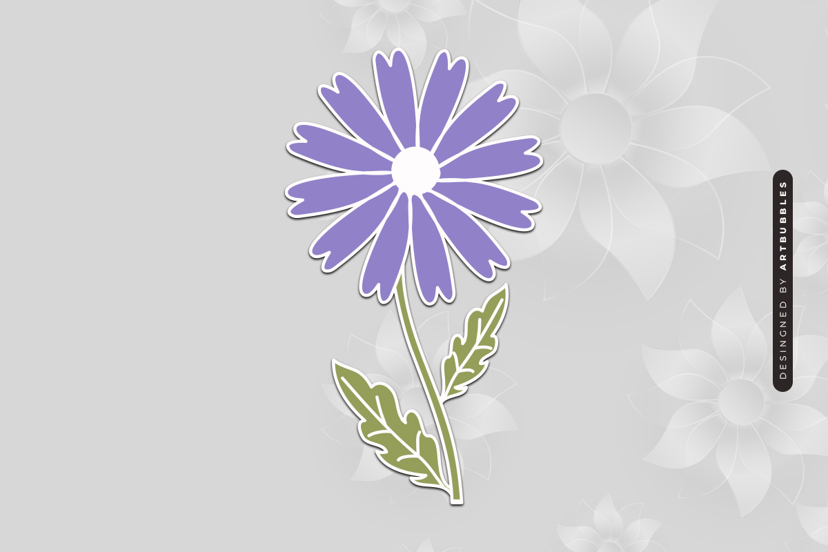 Chicory Laser Cut Wildflower SVG PNG Image 2.jpg