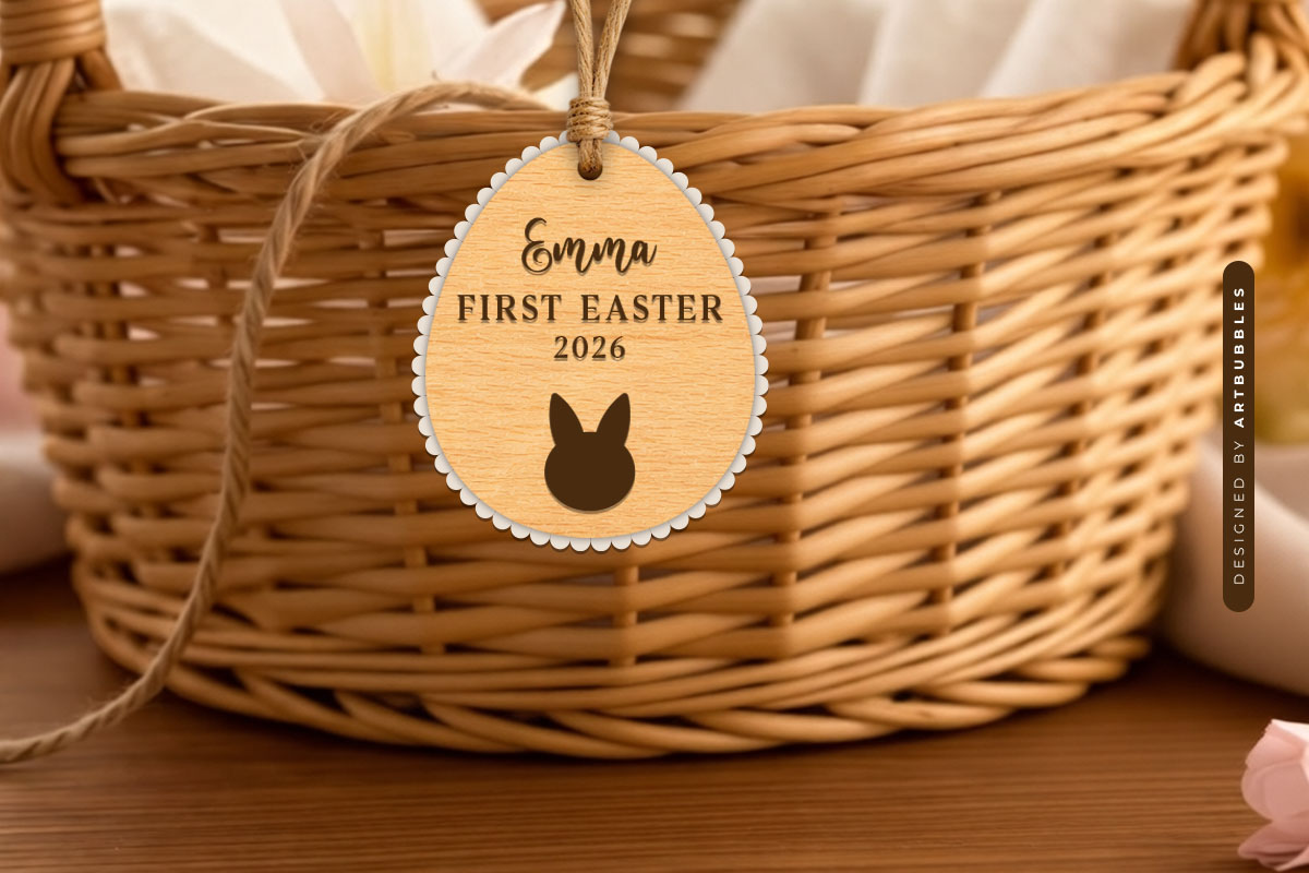 Laser Cut Easter Bunny Gift Tag SVG Image.jpg