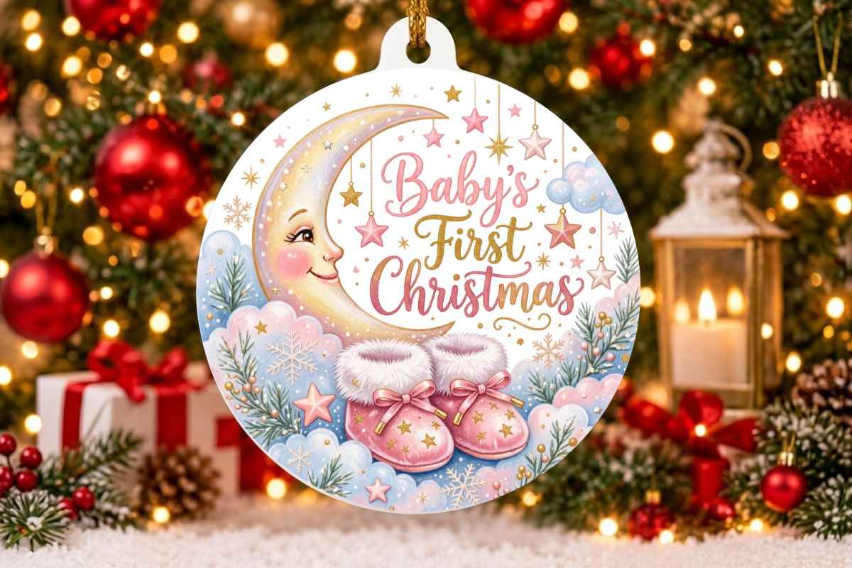 Baby's First Christmas Ornaments PNG Bundle Image 3.jpg