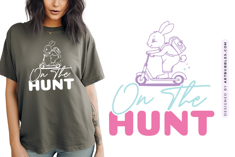 On the Hunt - Easter Bunny SVG Image.jpg