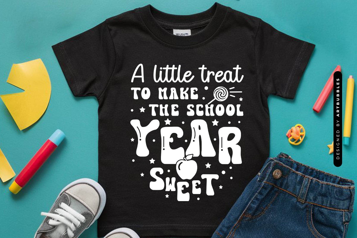 Back to School SVG File for Cricut Tshirt Mockup Image.jpg