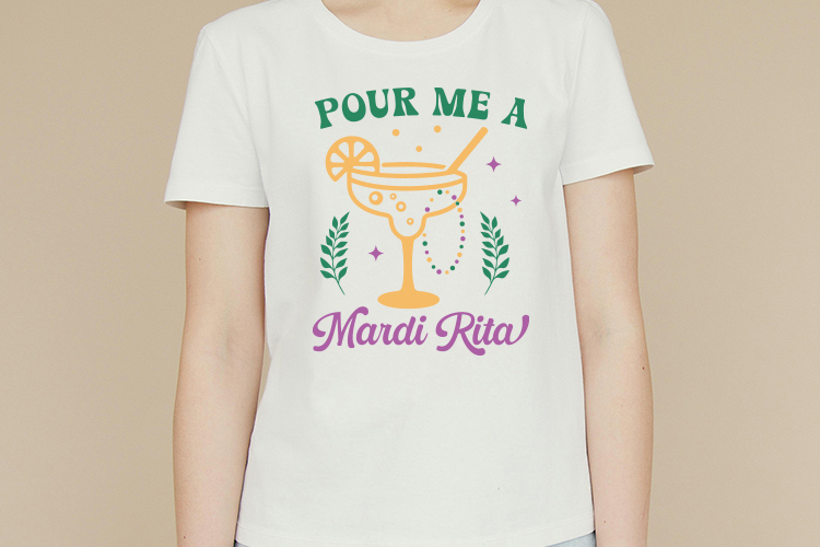 Pour Me a Mardi Rita - Mardi Gras SVG PNG Shirt Mockup Image.jpg