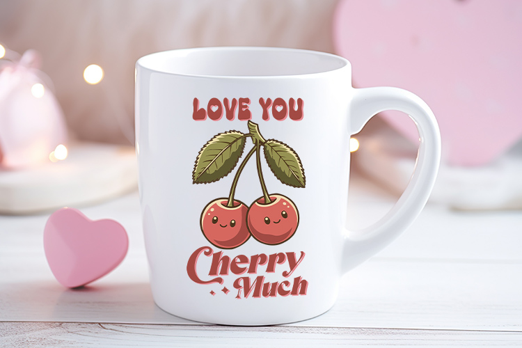 Love You Cherry Much - Valentine Retro Sublimation Design Mug Mockup Image.jpg