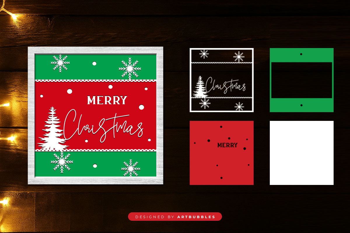 Merry Christmas Paper Cut Shadow Box SVG Image 2.jpg