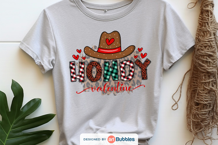 Howdy Valentine Sublimation, Valentine's Day Shirt Ideas Preview 02.jpg