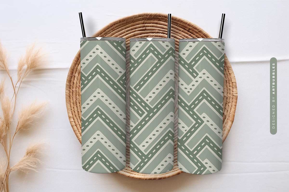 Boho 20 Oz Skinny Tumbler Wrap Sublimation