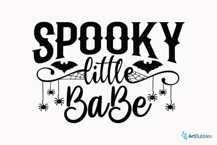 Spooky Little Babe - Halloween SVG File